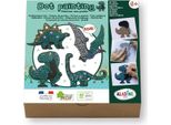Aladine - Set Di Pittura A Punti Dinosauri