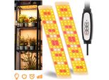 9W Pianta Lampada Led Luce Solare Con 3/9/12H Timer, Sei Livelli Di Oscuramento, 192 Led Crescere Luce Crescere Luce Per Piante D'appartamento, Fiori, Verdure