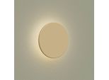 Braytron Led 12W Applique Di Design / Plafoniera Rotonda Oro Illuminazione Indiretta IP65 3In1 3000-6500K Commutabile, Per Esterni E Interni