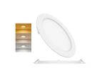 Braytron Led 18W Panel 3CCT Ultraslim White Ø229Mm 1760 Lm Faretto Da Soffitto Faretto Da Incasso A Soffitto Commutabile 3000-6500K