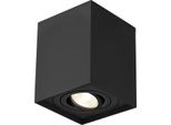 Braytron Faretto Da Soffitto Spot Da Soffitto GU10 Nero Angolare 80X100Mm Orientabile Faretto Da Superficie Cucina Bancone Corridoio Presa GU10 Senza Luminaire