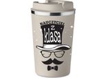 Tazza Termica Premium Con Impronta Lehrer Mit Klasse Regalo 350Ml KT_097