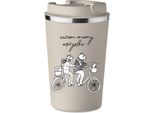 Tazza Termica Premium Beige Together Valentinstag Love Family Bike KT_252