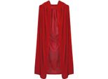 Fiestas Guirca - Mantellina Per Bambini, Velluto FG641 (Taglia Unica) (Rosso)