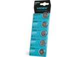 Videx CR2025 Batteria Al Litio, 5 Pezzi, Blister