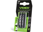 Pile Alcaline Videx LR6/AA, 2 Pezzi, Blister Piccolo