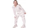 Bonito | Tuta Per Bambini - Taglia 146 - Bianco - Cotone - Comoda E Alla Moda Per Le Bambine