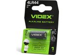 Pile Alcaline Videx 4LR44/A544, 1 Pezzo, Confezione Blisterata