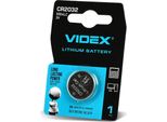 Batteria Al Litio Videx CR2032, 1 Pezzo, Confezione Blisterata
