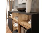 Vicco Credenza Marelle, 120 X 81.3 Cm Con 2 Porte, Antracite/Artisan