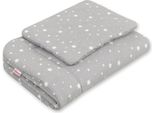 Set Lettino 2 Pezzi - Set Culla - 100% Cotone, Traspirante E Confortevole
