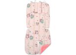 Fodera Per Auto Double-Face, Tappetino Per Carrozzina, Comfort Extra Morbido - Cotone E Pile Minky