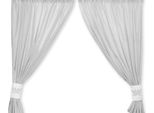 Tende Per Cameretta - Tende Per Bambini - 100 % Cotone, Facili Da Lavare, Set Di 2, Grigio