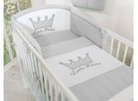 Set Di Biancheria Da Letto 2 Pezzi - Piumone Per Lettino - 100% Cotone, Traspirante E Morbido