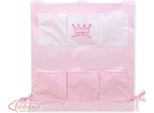 Organizzatore Per Il Letto Little Princess Pink - Bedtass - 6 Pratici Sacchetti Per Riporre Le Cose Del Bambino