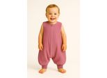 Sacco Nanna Per Neonati Con Gambe, Sacco Nanna Estivo, Traspirante E Leggero, 2-4 Anni, Rosa Retrò, Cotone Mussola