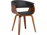 Sedia Da Pranzo Moderna - Sedia Da Cucina - Elevato Comfort Di Seduta E Design Elegante | Colore: Nero