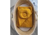Set Di Biancheria Da Letto Per Neonati 2 Pezzi - Coperta E Cuscino - Mussola Di Cotone Traspirante, Ideale Per L'estate