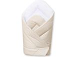 Baby Nest - Bozzolo Per Neonati - Cotone Traspirante E Anallergico - Macchie Bianche Su Beige