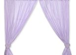 Tende Per La Stanza Del Bambino - Tende Per Bambini - 100 % Cotone, Lavabili, Set Di 2, Milo Orsacchiotto Viola