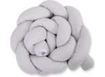 Paracolpi Per Lettino - Bordo A Treccia - 100 % Cotone, Traspirante E Protettivo