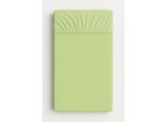 Lenzuolo A Pieghe 140X70 Cm, Lenzuolo, Cotone - Vestibilità Perfetta, Morbido E Resistente, Verde