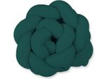 Paracolpi Per Culla Con Bottoni Intrecciati - Cribbumper - Traspirante, 100% Cotone, Protegge Dagli Urti