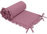 Paracolpi Per Culla - Protezione Pedroot - Protezione E Comfort Ottimali - Viola Pastello - Ruches