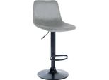 Sgabello Da Bar In Velluto - Sedia In Velluto - Regolabile In Altezza E Girevole A 360°