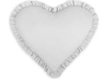 Cuscino A Forma Di Cuore - Cuscino Decorativo - Supporto Ottimale, Cotone, 35X45 Cm, Grigio