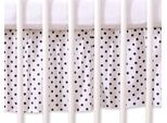 Lettino Ward Baby - Balza Di Mascheramento - Bell'aspetto - Cotone - 140X70 Cm - Puntini Neri