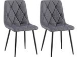 Set Di 2 Sedie Da Pranzo - Sedie Da Cucina - Design Ad Alto Comfort