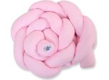 Paraurti Knoop Intrecciato - Bordo Di Protezione Del Lettino - Cotone Extra Morbido - Migliore Circolazione Dell'aria