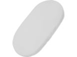 Lenzuolo A Pieghe Prescritto 75 X 35 Cm - Tessuto - Cotone Non-Oeko-Tex, Elastico Perfettamente Aderente, Grigio