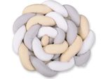 Paracolpi Per Culla - Bedomrander Xxl Intrecciato - 100 % Cotone, Protegge Dagli Urti