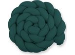 Paracolpi A Nodi Intrecciati Xxl - Bordo Lettino - Migliore Circolazione Dell'aria - Verde Bottiglia