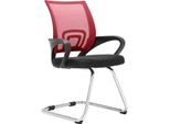 Elegante Sedia A Dondolo - Poltrona Relax - Elevato Comfort Di Seduta E Design Senza Tempo | Colore: Rosso