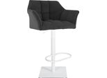 Sgabello Da Bar Damaso - Corda - Sgabello Da Bar - Portata 240 Kg - Regolabile - Design Moderno E Resistente