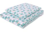 Set Da Letto In Cotone Per Neonati A 2 Pezzi - Copripiumino - Delicato Sulla Pelle E Sicuro Per I Bambini