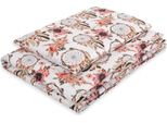 Set Di Biancheria Da Letto Per Neonati, Peso Culla, Cotone Extra Morbido, 2 Pezzi, 120 X 90 Cm, Fiori, Acchiappasogni