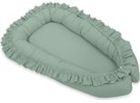 Baby Nest Cocoon - Culla Per Bambini - Comfort Regolabile E Traspirante - Verde Pastello - Bellafurn