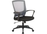Sgabello Da Ufficio Girevole - Sgabello Da Ufficio - Comfort Ergonomico, Con Materiale A Rete Traspirante | Colore: Nero/Grigio