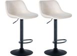 Set Di 2 Sgabelli Da Bar Moderni - Sgabello Da Bar - Comodo Schienale E Girevole A 360°