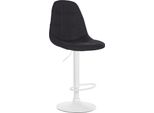 Sgabello Da Bar Singolo In Tessuto - Sgabello - Comfort Regolabile In Altezza - Funzione Girevole A 360 Gradi