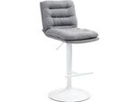 Sgabello Da Bar In Tessuto - Sgabello Da Bar - Eccezionale Comfort Di Seduta, Regolabile In Altezza E Girevole A 360°