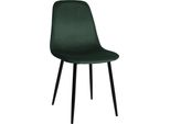 Sedia Da Pranzo - Sedia Da Pranzo - Imbottitura E Cura Confortevoli - Design Amichevole | Colore: Verde | Materiale: Morbido
