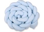 Paracolpi A Nodo Intrecciato Xxl - Bedomrander - Negozio E Morbido - 100 % Cotone - Blu