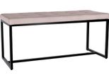 Panca Con Struttura Di Base Nera - Divano - Elevato Comfort Di Seduta | Colore: Grigio Chiaro, Materiale: Soft
