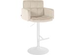 Sedia Da Bar Girevole In Velluto - Comoda Sedia Di Design - Altezza Regolabile