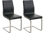 Set Di 2 Sedie Da Pranzo - Sedie Da Cucina - Comfort E Design Moderno | Colore: Nero